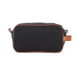 Campaign Waxed Canvas Toiletry Shave Kit by Mission Mercantile Leather Goods, natural skincare detail photo 23