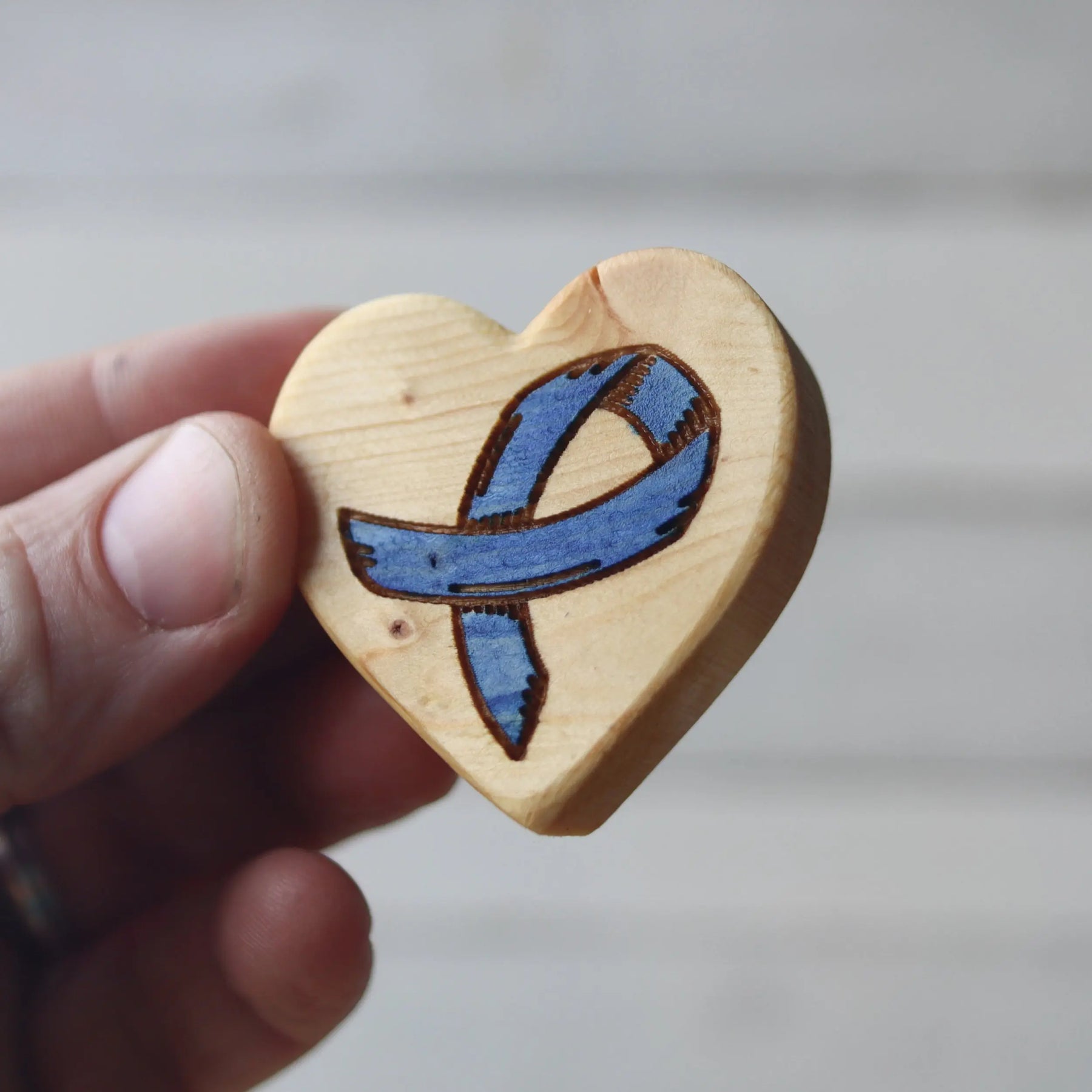 Cancer Awareness Hearts by Dennehey Design Co., Southern home decor detail photo 11