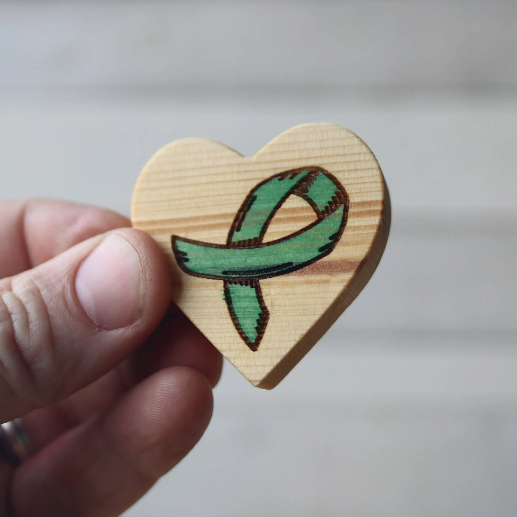 Cancer Awareness Hearts by Dennehey Design Co., Southern home decor detail photo 12