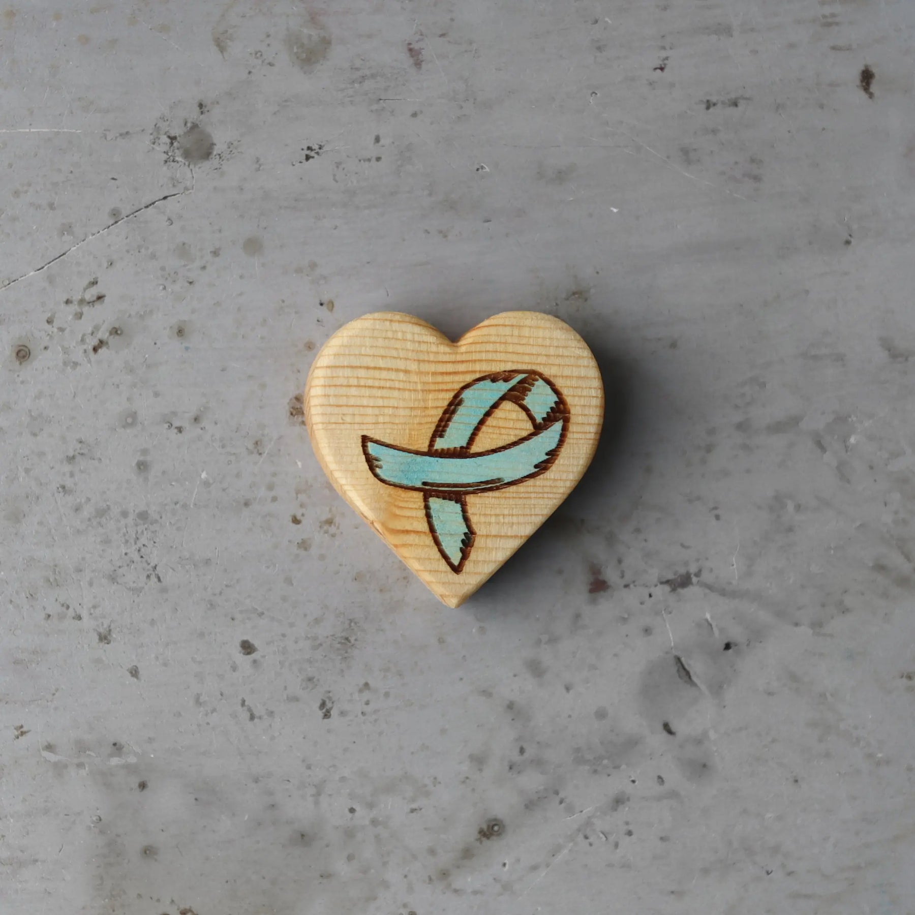 Cancer Awareness Hearts by Dennehey Design Co., Southern home decor detail photo 13