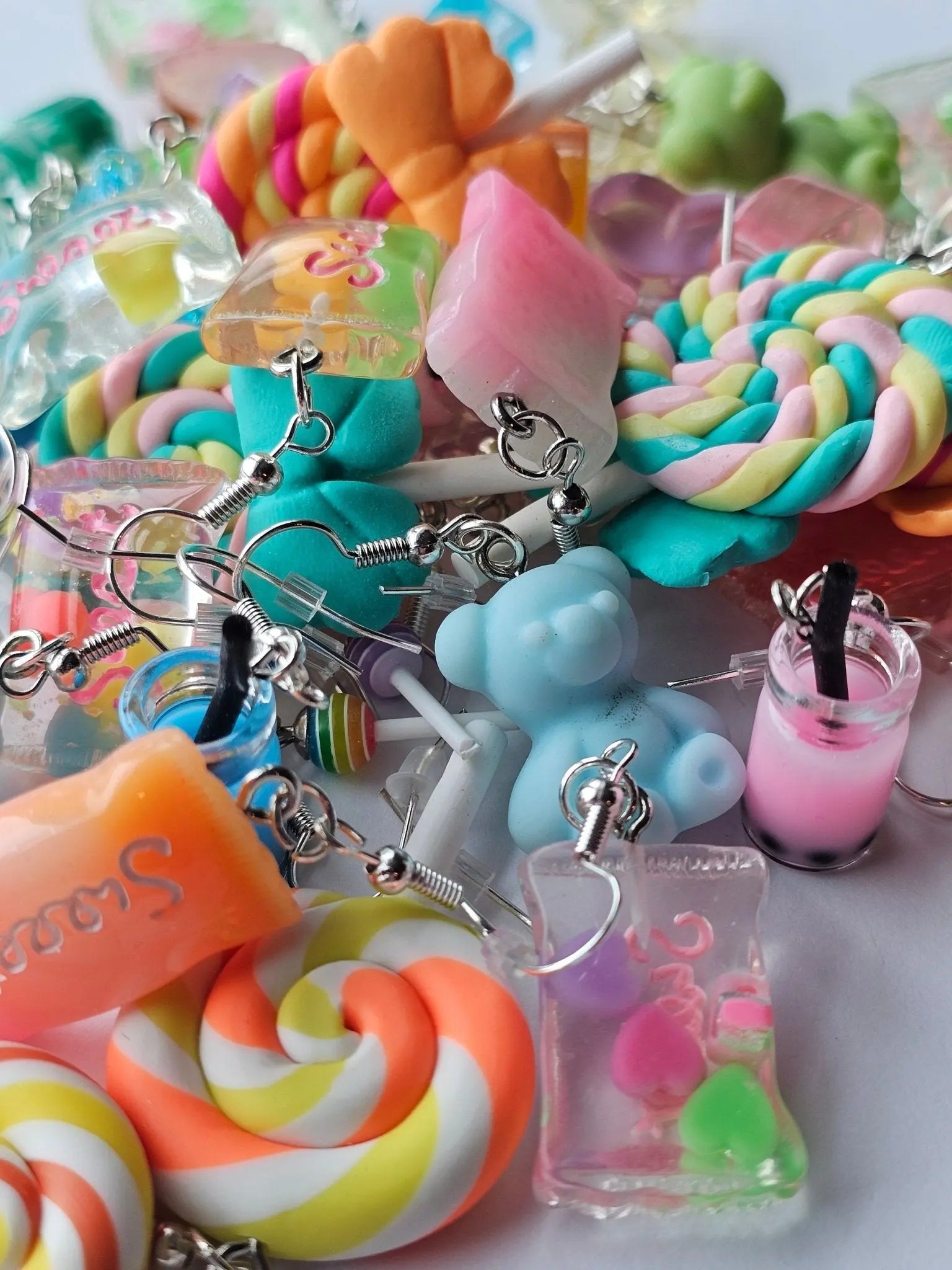 Candy Earrings Wholesale: Assorted Treats - Lollipops, Gummies, & More! Handmade by Main Street Collective