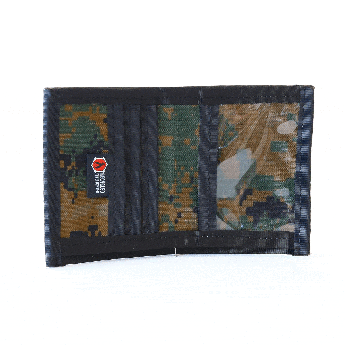 Captain Wallet - Combat Leather Edition Recycled Firefighter
