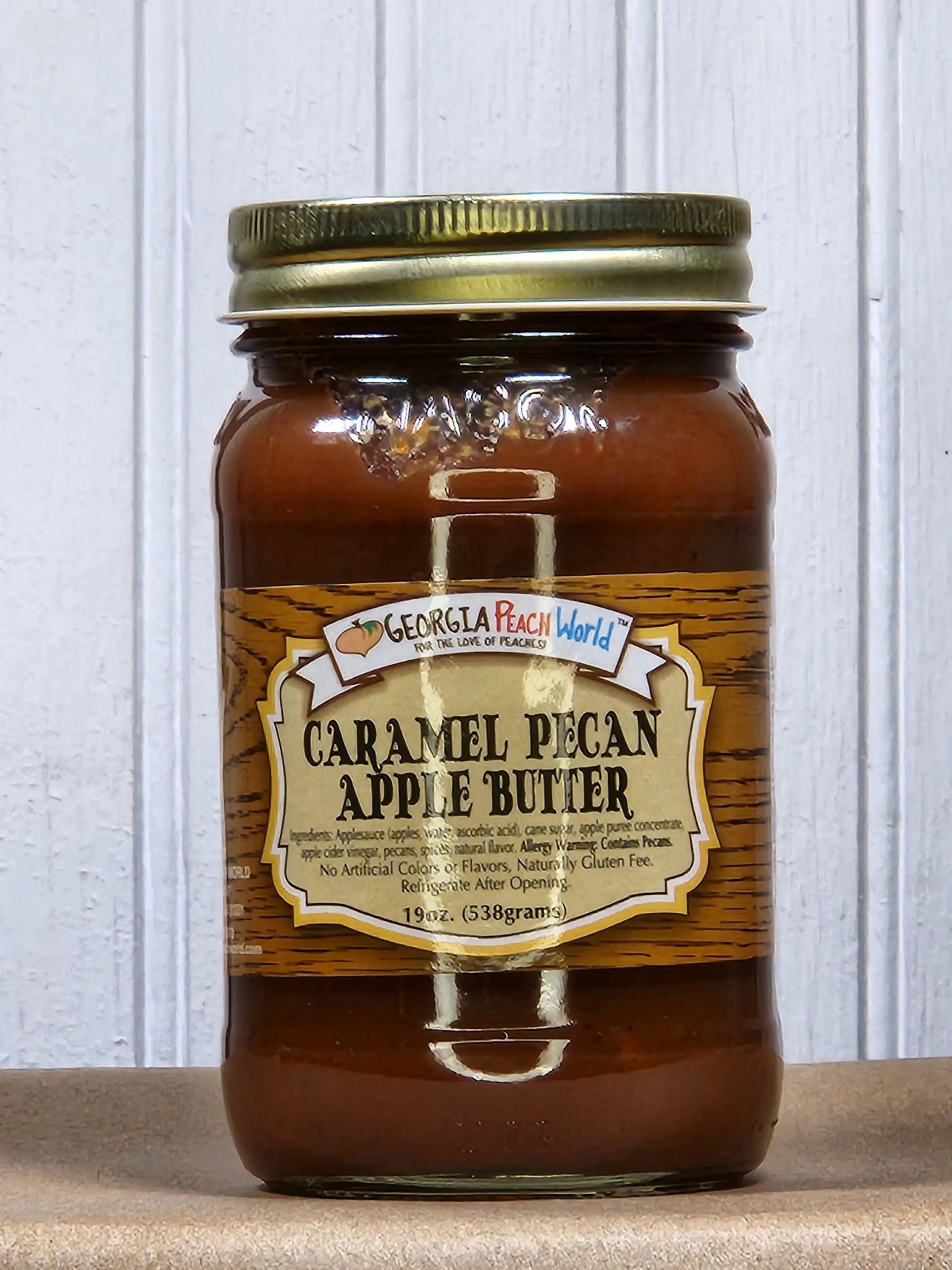 Caramel Pecan Apple Butter by Georgia Peach World, natural skincare main product photo