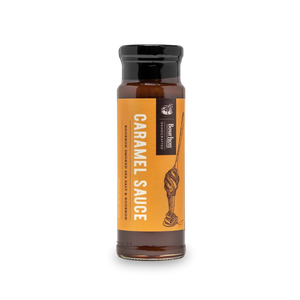 Caramel Sauce – Bourbon Smoked Sea Salt & Bourbon by Bourbon Barrel Foods, Southern food gift main product photo