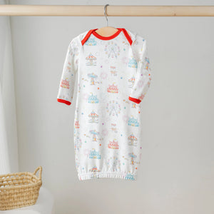 Carnival Magic Organic Cotton Pajama Set by Nola Tawk, Southern food gift detail photo 2