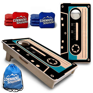 Cassette Tape - Mini or Vacation Size Cornhole Boards Cornhole Solutions