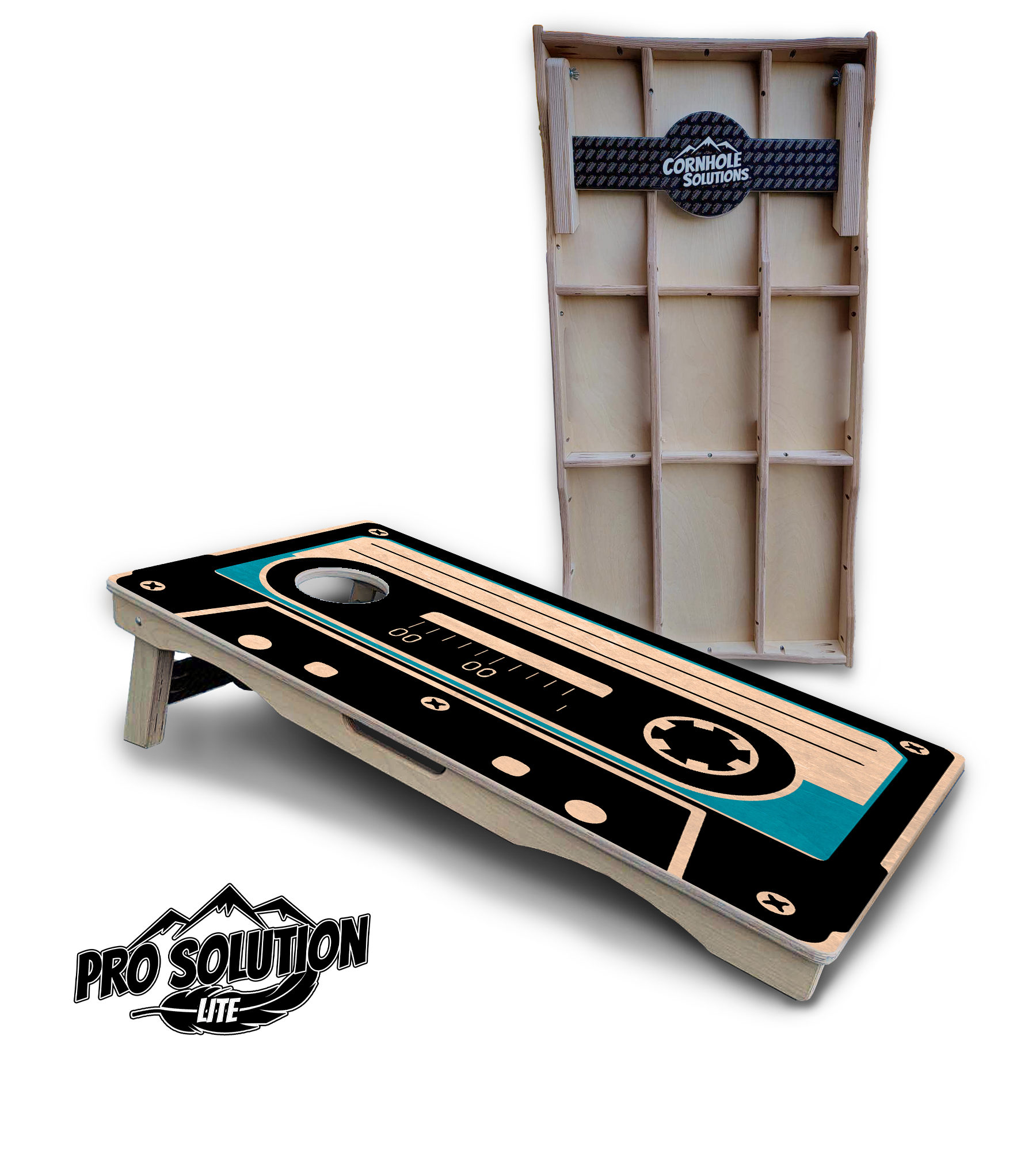 Cassette Tape Cornhole Boards - Pro Solution Lite Series Cornhole Solutions