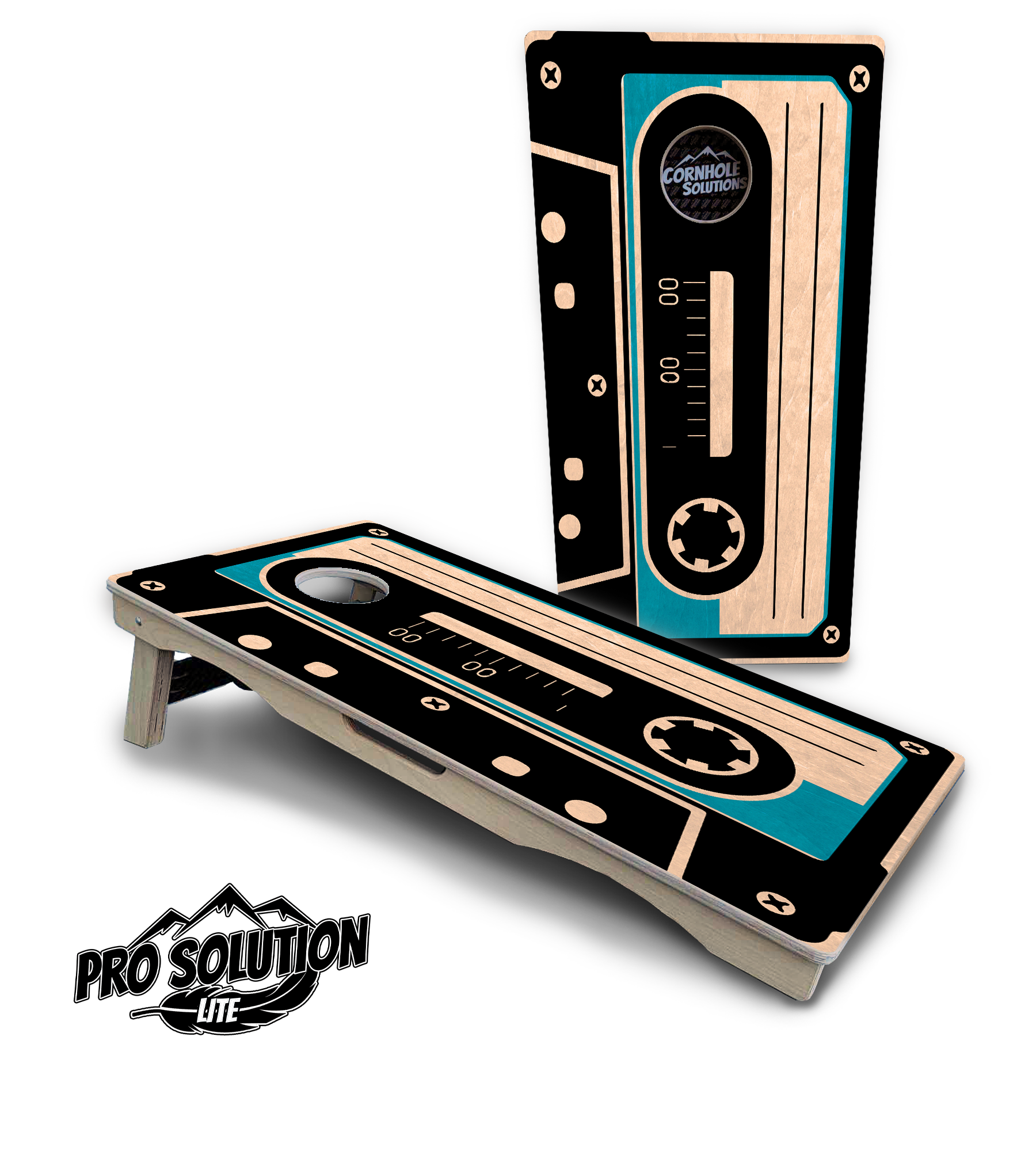 Cassette Tape Cornhole Boards - Pro Solution Lite Series Cornhole Solutions
