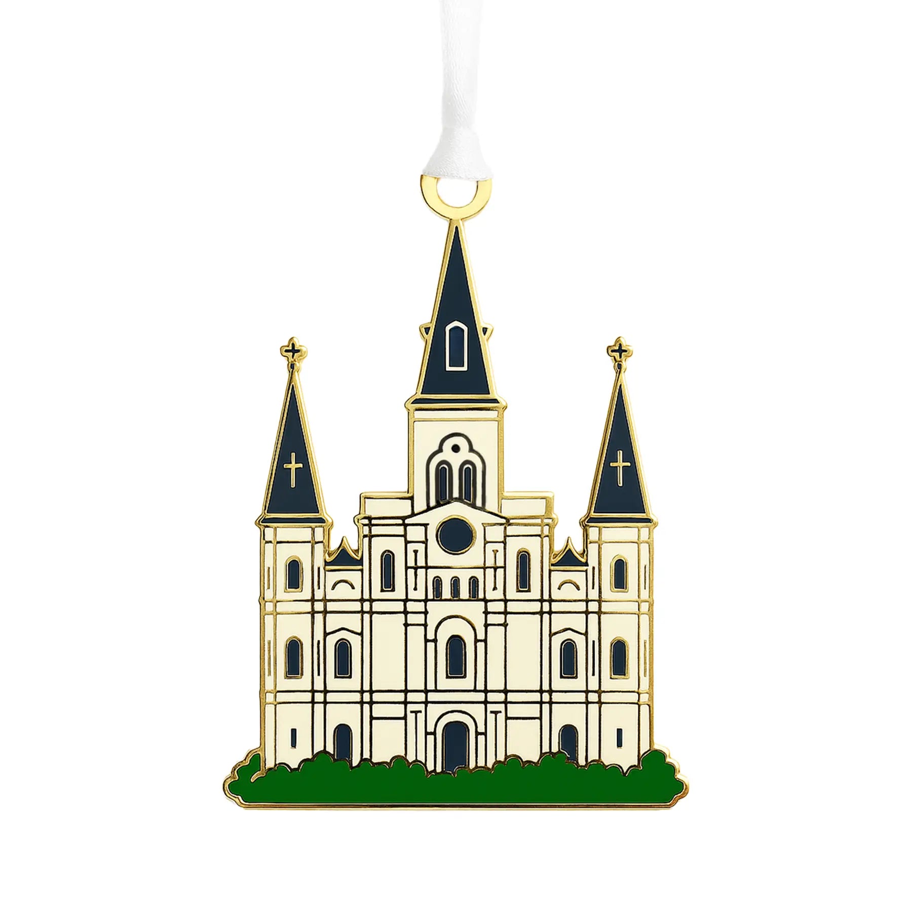 Cathedral Enamel Ornament Nola Tawk