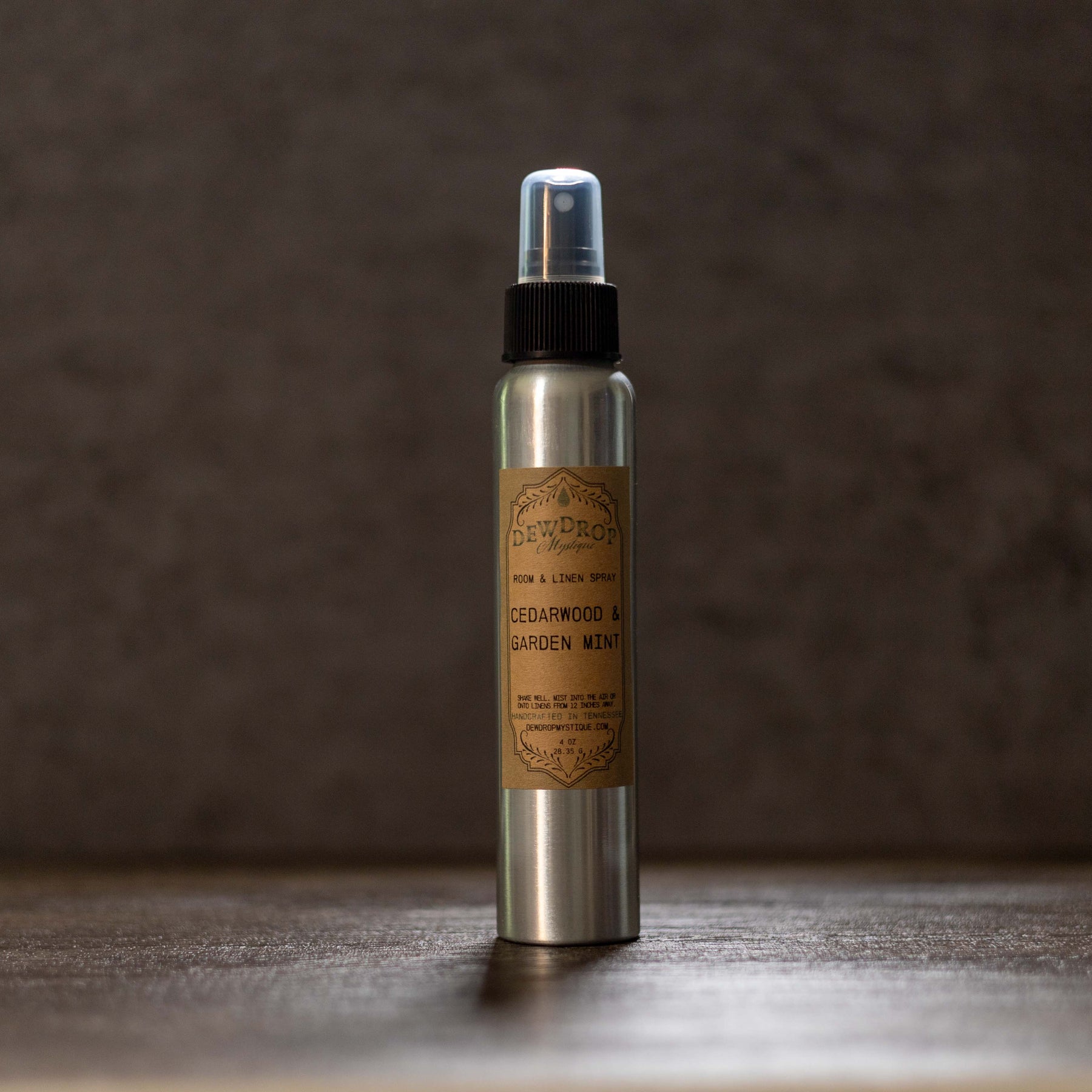 Cedarwood & Garden Mint Room Spray by Dewdrop Mystique LLC, scented candle detail photo 2
