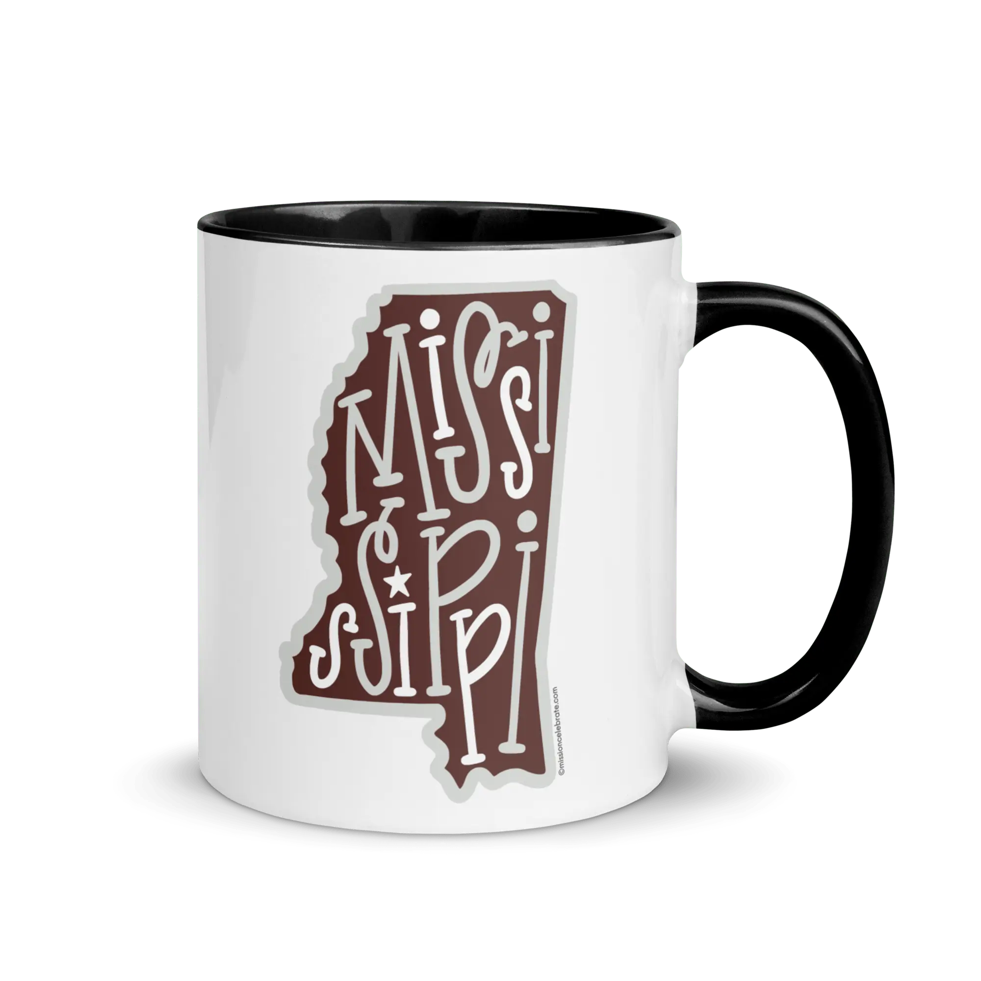 Mississippi Mug: Handwritten State Art, Coffee Cup Souvenir - Shop Now!