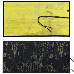 Drop Zone Mat - Premium - Firehose Edition by Recycled Firefighter, handmade leather goods detail photo 2