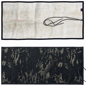 Drop Zone Mat - Premium - Firehose Edition by Recycled Firefighter, handmade leather goods detail photo 12