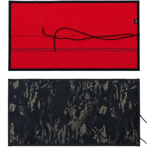 Drop Zone Mat - Premium - Firehose Edition by Recycled Firefighter, handmade leather goods detail photo 10