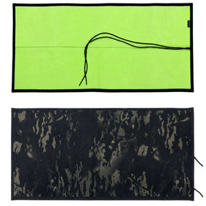 Drop Zone Mat - Premium - Firehose Edition by Recycled Firefighter, handmade leather goods detail photo 16