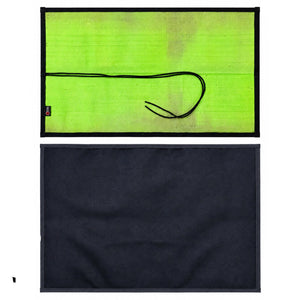 Drop Zone Mat - Premium - Firehose Edition by Recycled Firefighter, handmade leather goods detail photo 27