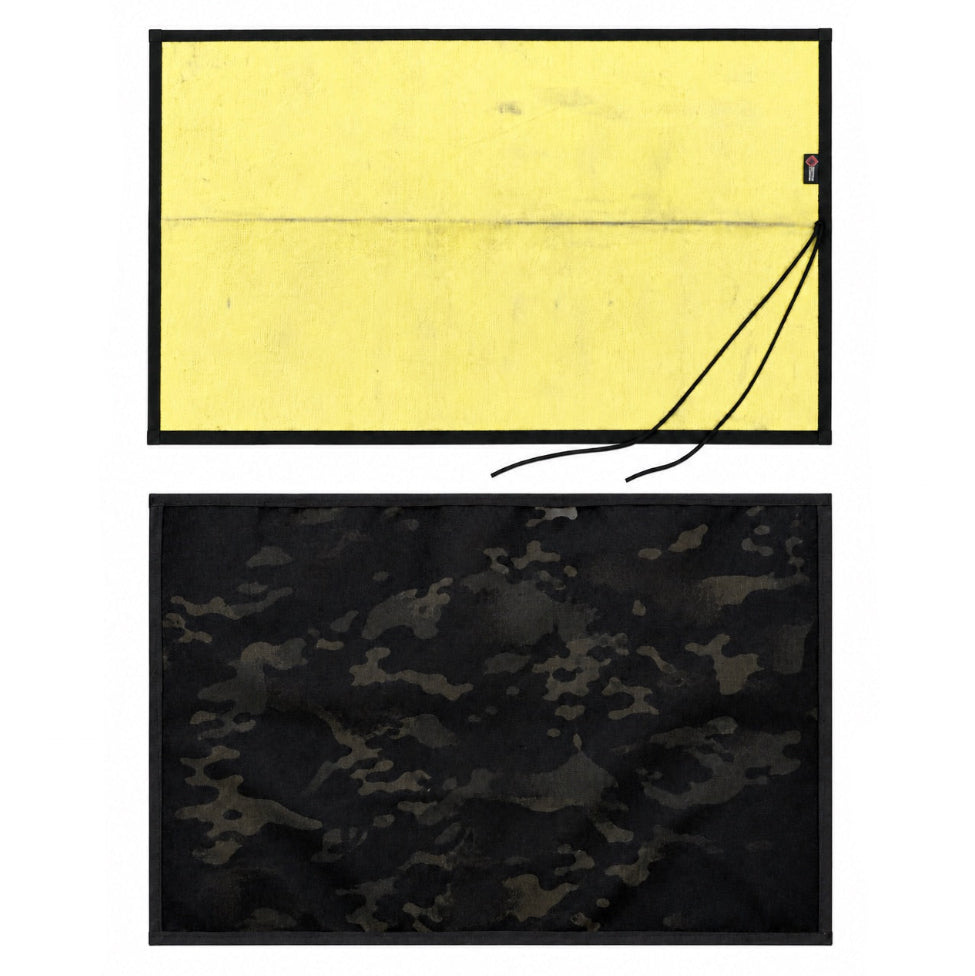 Drop Zone Mat - Premium - Firehose Edition by Recycled Firefighter, handmade leather goods detail photo 22