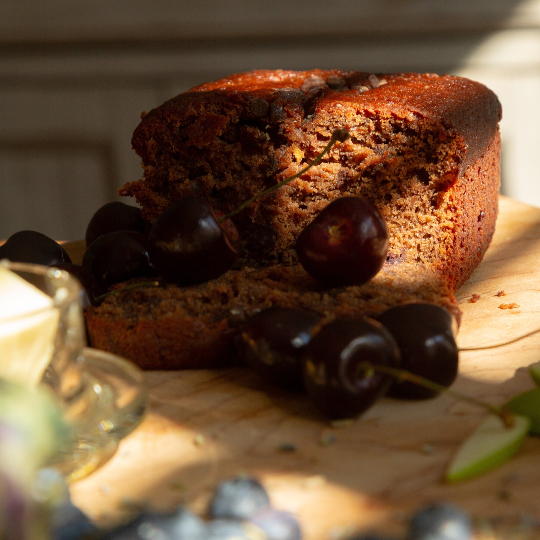 Cherry Double Chocolate Cake - Gluten Free