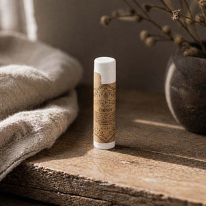 Cherry Lip Balm by Dewdrop Mystique LLC, natural skincare main product photo