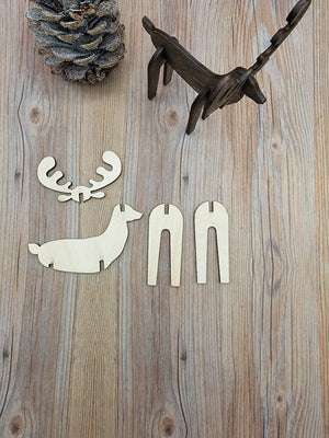 Christmas Deer by EverLee Creations, ornament detail photo 3