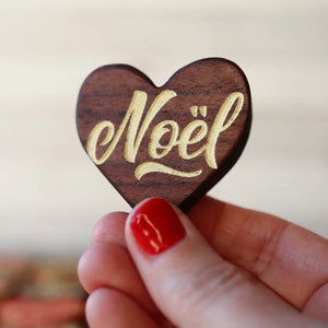 Christmas Hearts :: Engraved Sets by Dennehey Design Co., Southern home decor detail photo 14