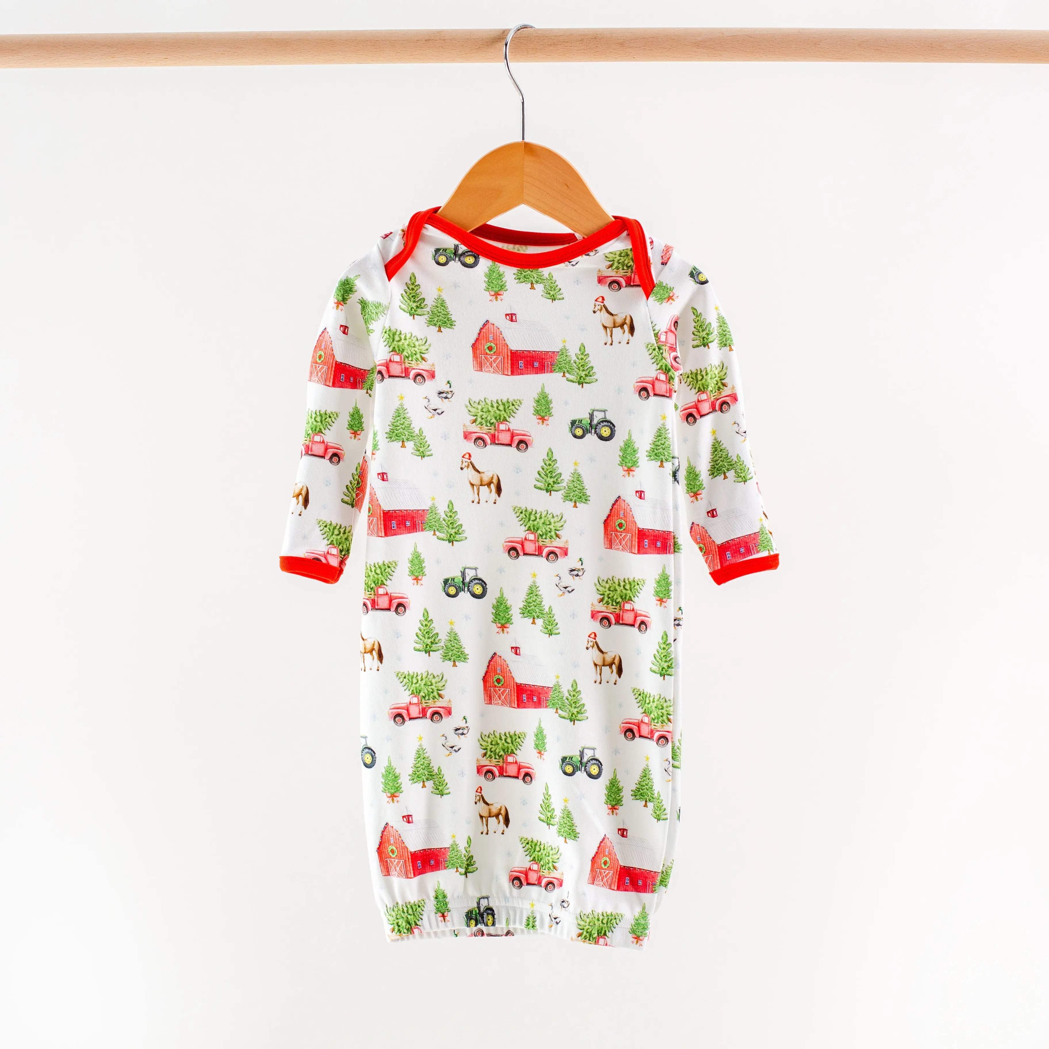 Christmas Tree Farm Organic Cotton Kids Pajamas Nola Tawk