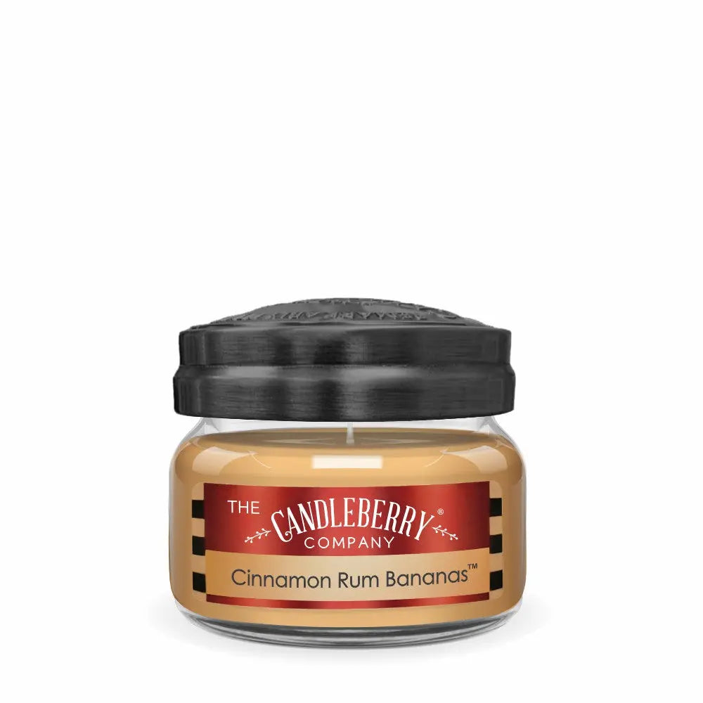 Cinnamon Rum Bananas™, Small Jar Candle (Collective) The Candleberry® Candle Company