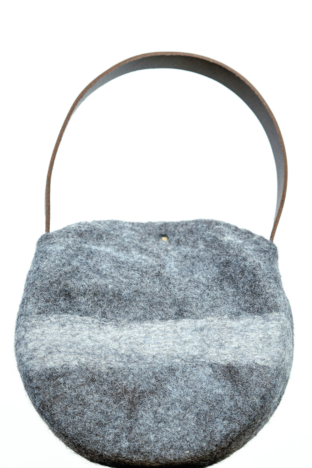 The Michelle handcrafted wool bag by Comfy Bear Home