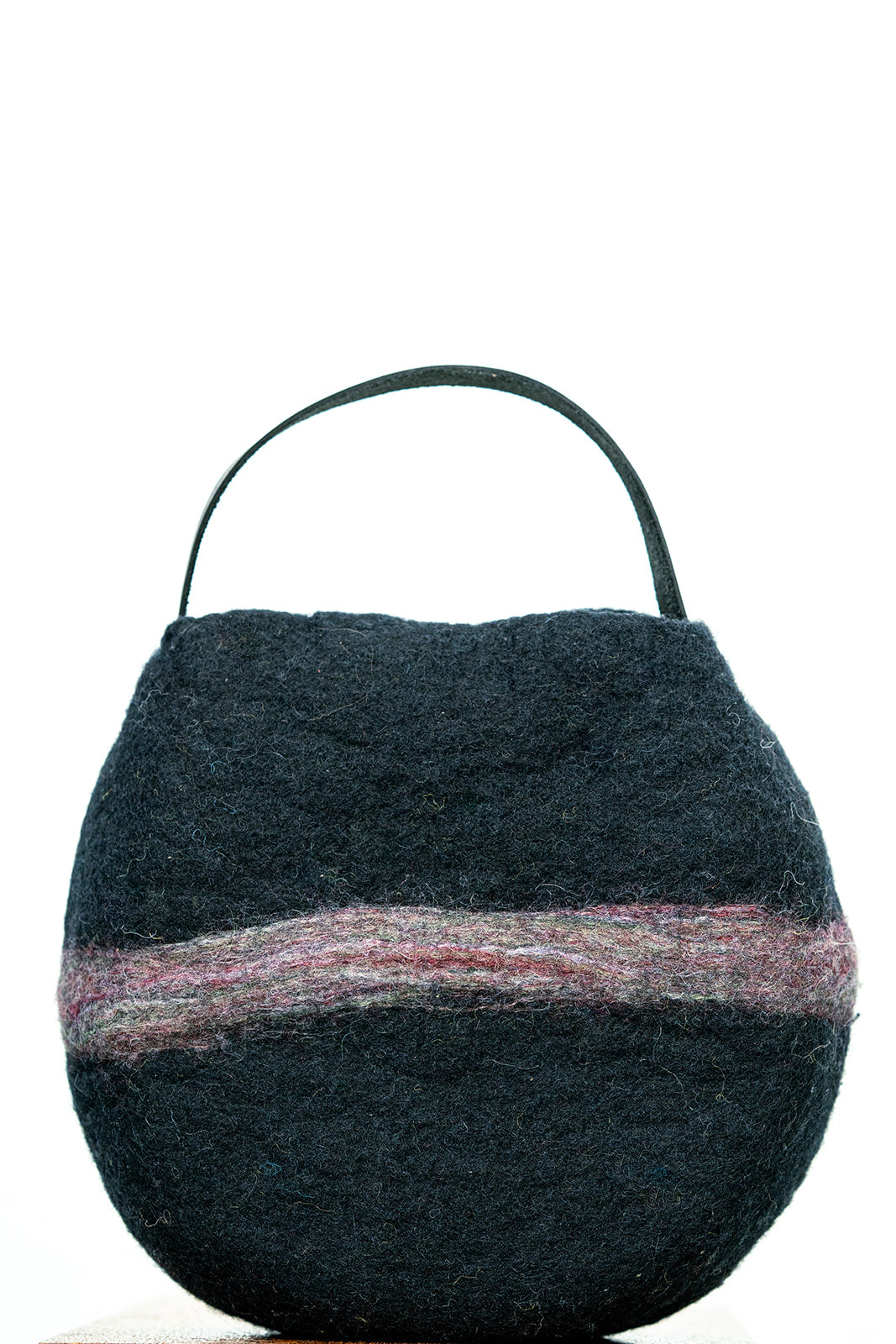 The Michelle handcrafted wool bag by Comfy Bear Home