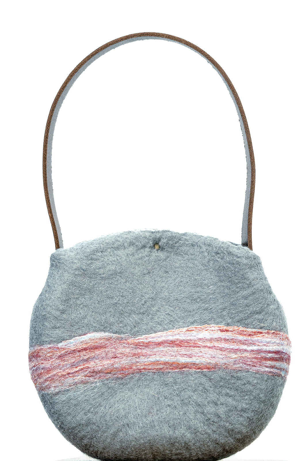 The Michelle handcrafted wool bag by Comfy Bear Home