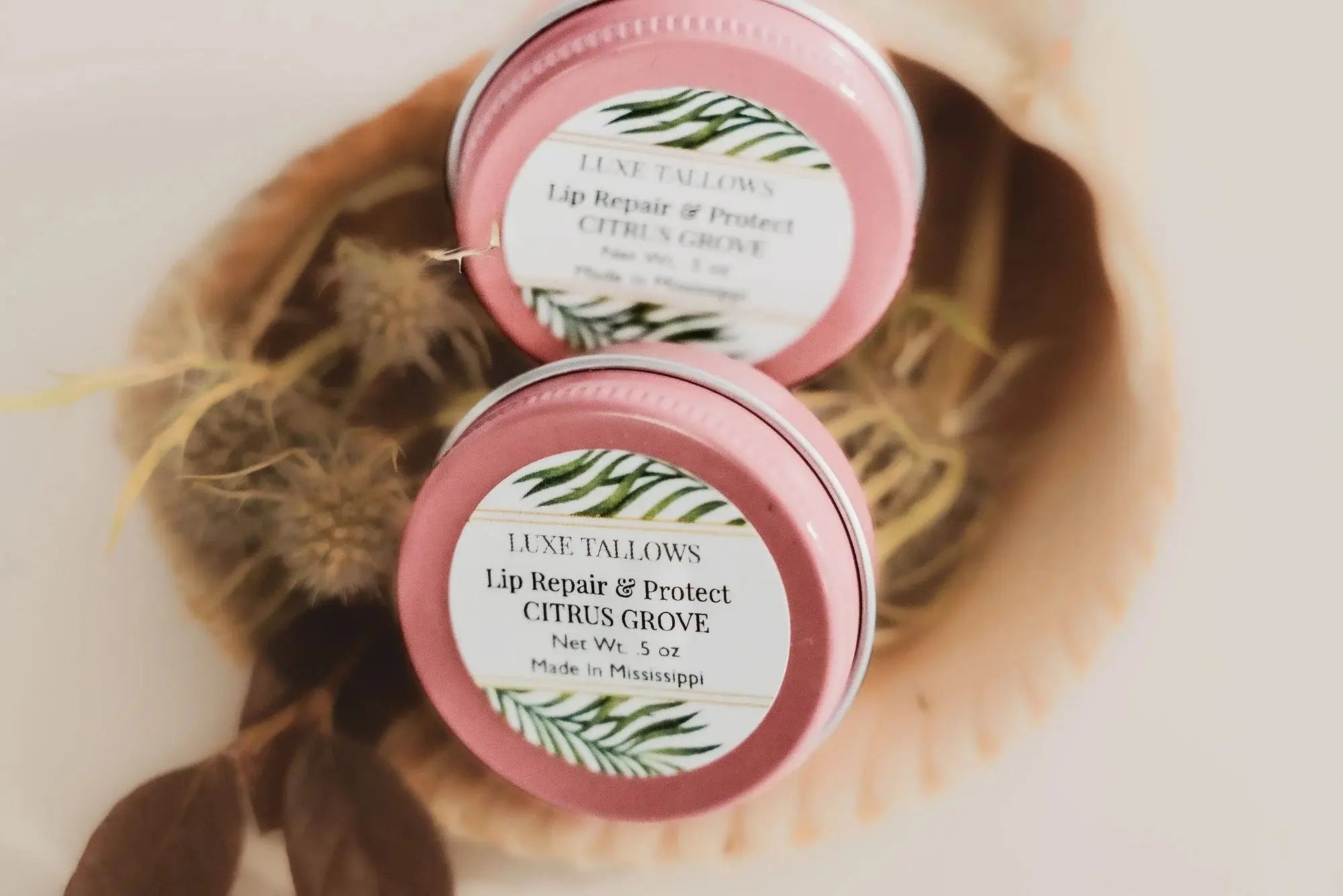 Luxe Tallows Citrus Grove Lip Repair - Natural Moisturizing Lip Balm, Main Street Collective