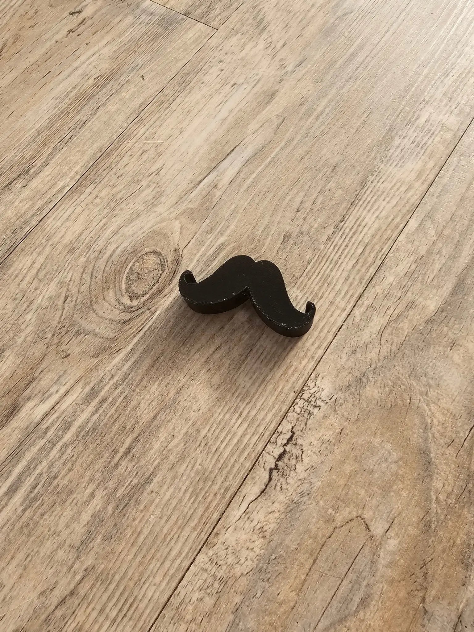 Black Mustache Straw Topper - Novelty Drink Accessory for Reusable Straws