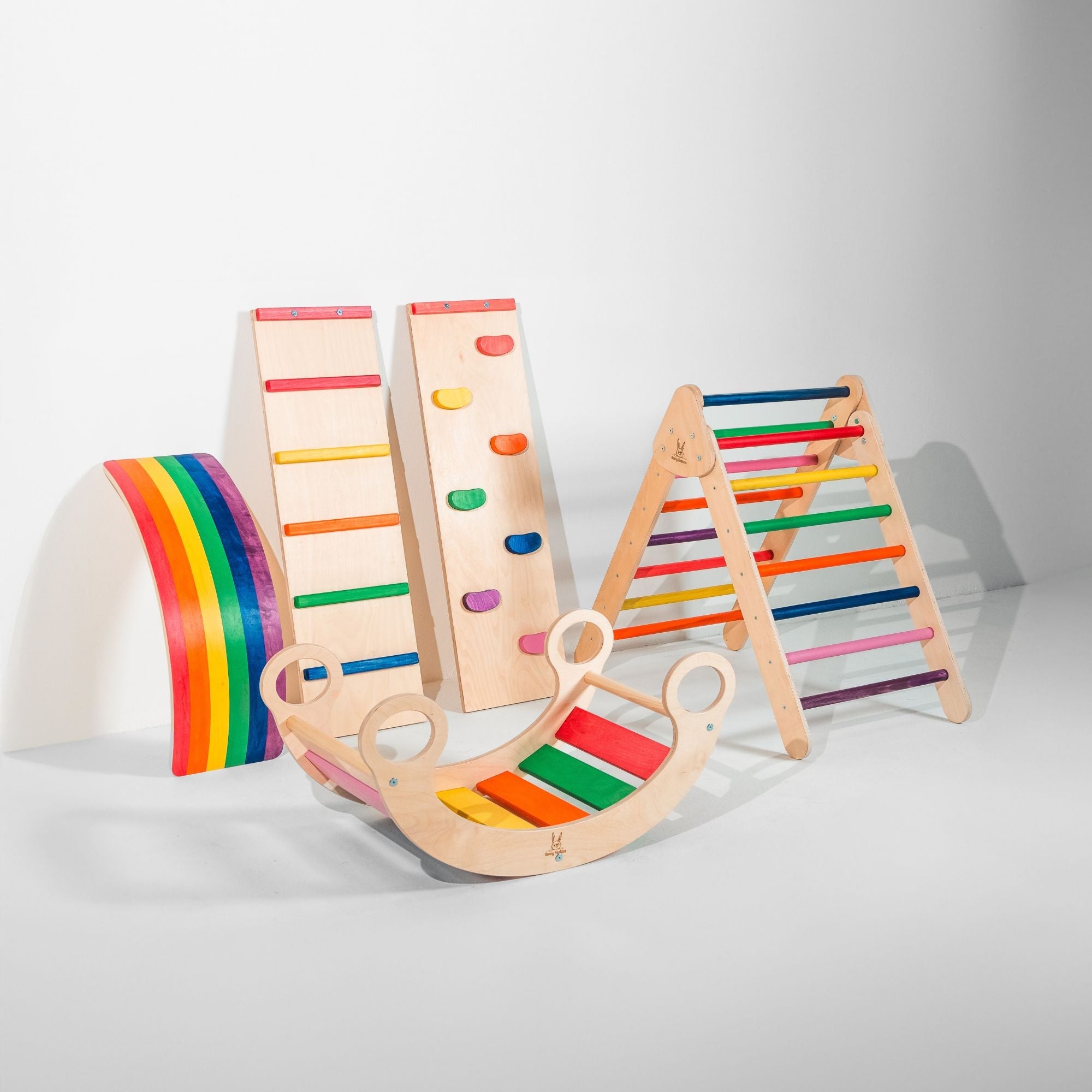 Complete Home Adventure Playset by Bunny Hopkins, handcrafted wooden activity toy product and lifestyle photo 2