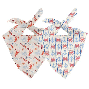 Coastal Charm Dog Bandana Dog Bandana Co.