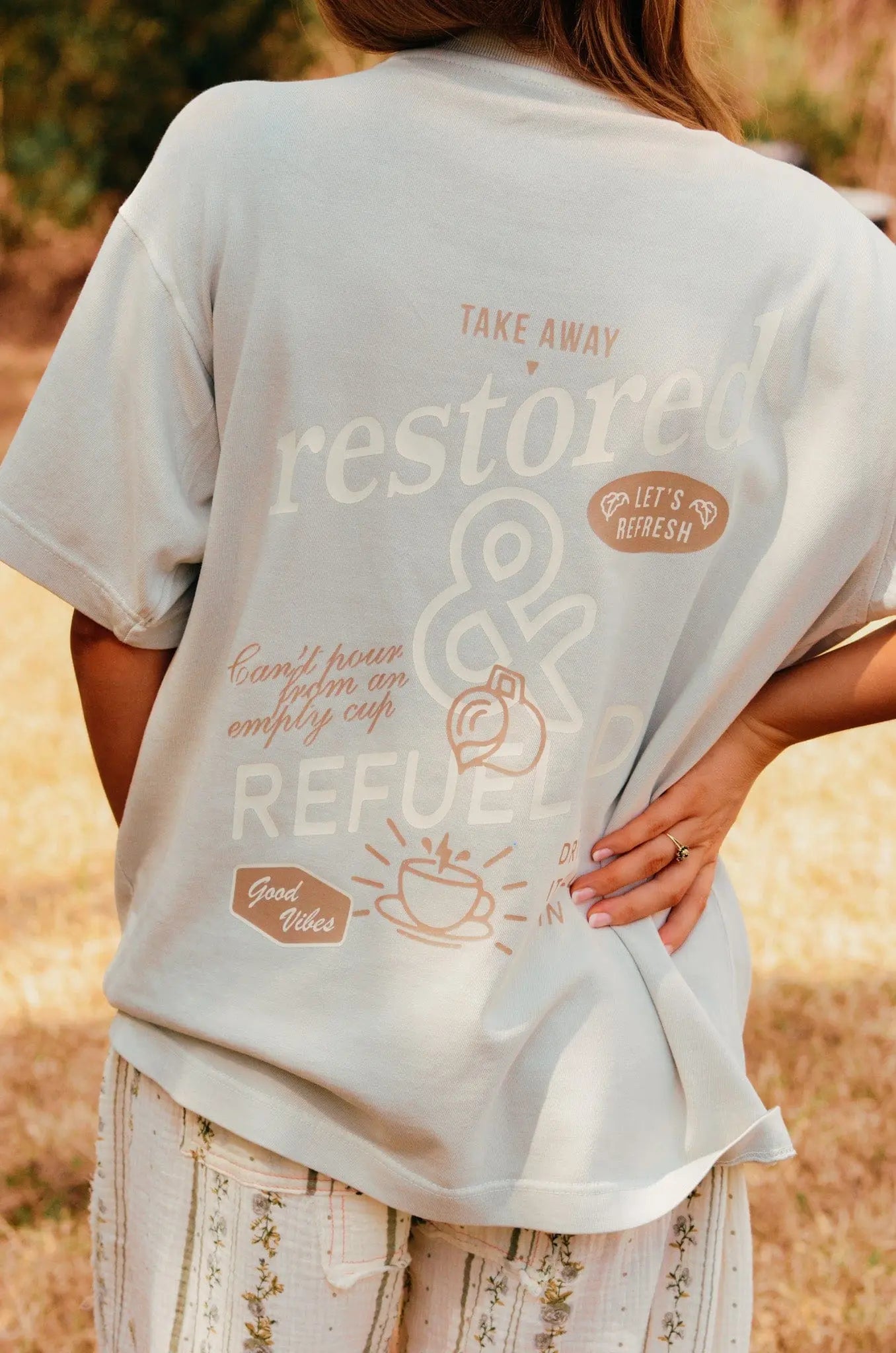 Coffee & Jesus Mock Tee Southern Bliss Company