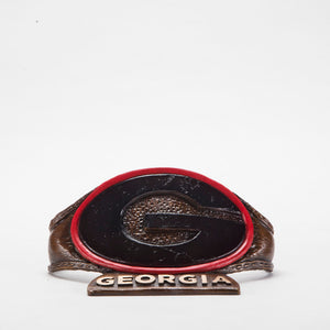 Georgia Bulldogs G Belt Desk Sculpture alternate view 7