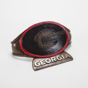 Georgia Bulldogs G Belt Desk Sculpture alternate view 13