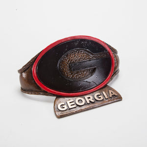 Georgia Bulldogs G Belt Desk Sculpture alternate view 2