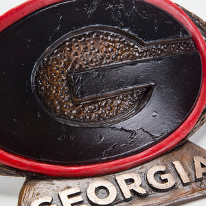 Georgia Bulldogs Cast Bronze G Belt Sculpture alternate view 3