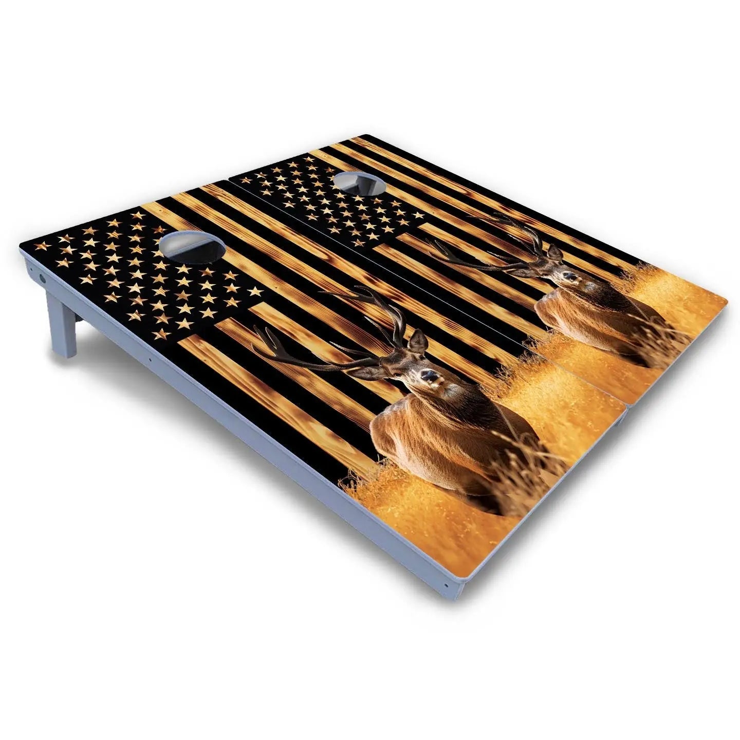 Colorful Deer & Fish Cornhole Boards - All Weather Series Cornhole Solutions