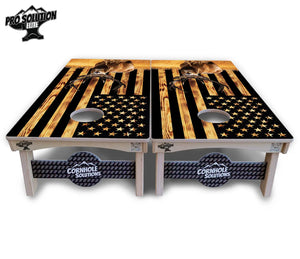 Colorful Deer & Fish Cornhole Boards - Pro Solution Elite Series Cornhole Solutions