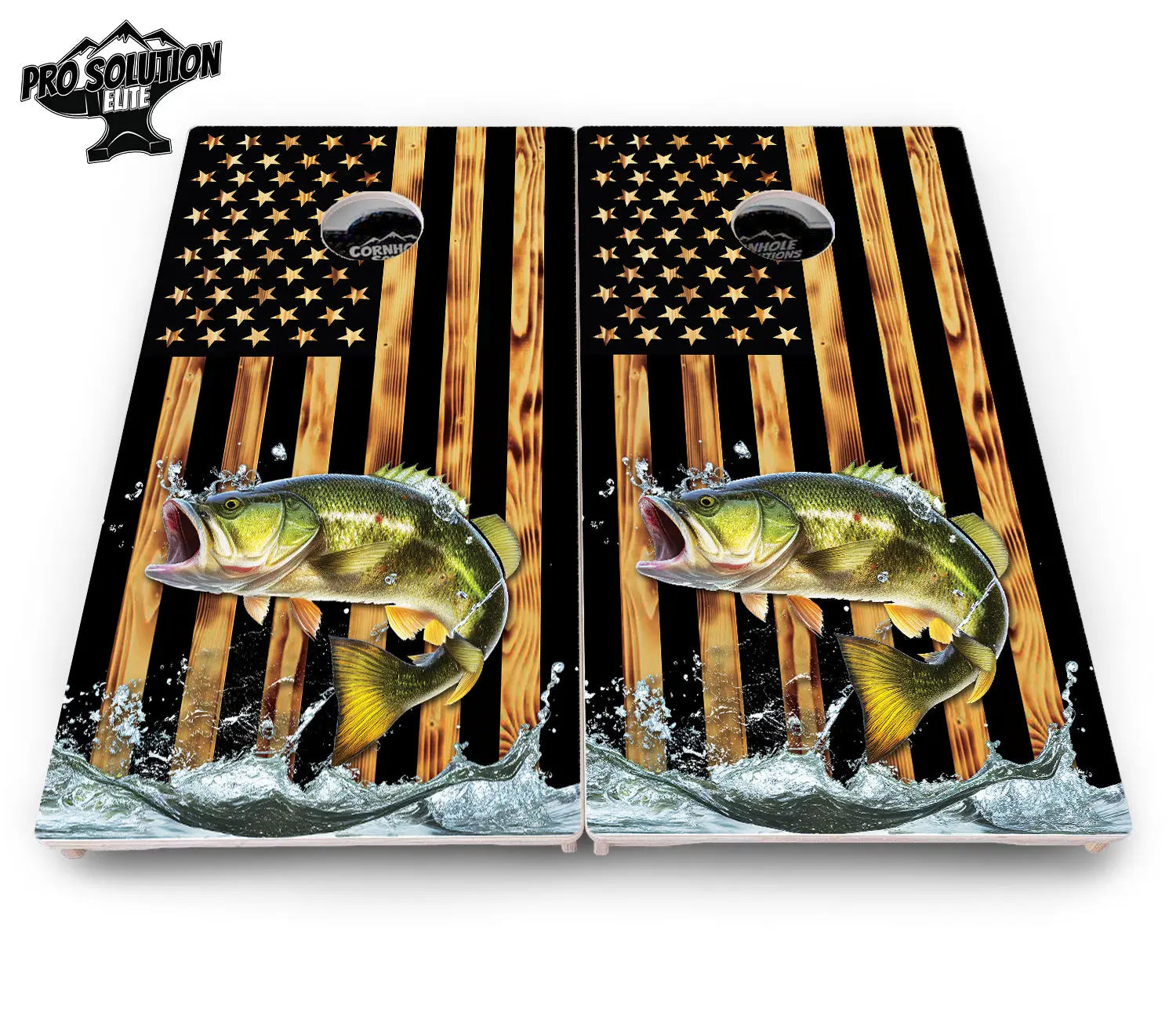 Colorful Deer & Fish Cornhole Boards - Pro Solution Elite Series Cornhole Solutions