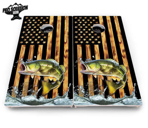 Colorful Deer & Fish Cornhole Boards - Pro Solution Elite Series Cornhole Solutions