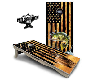 Colorful Deer & Fish Cornhole Boards - Pro Solution Elite Series Cornhole Solutions