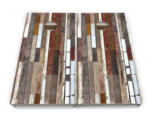 Colorful Planks Cornhole Boards - Professional Tournament Series by Cornhole Solutions, custom cornhole board detail photo 3