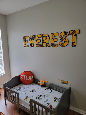 Construction Letters by EverLee Creations, Southern home decor main product photo