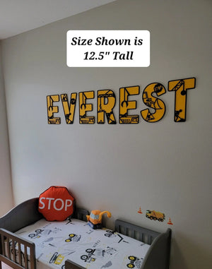 Construction Letters by EverLee Creations, Southern home decor detail photo 6