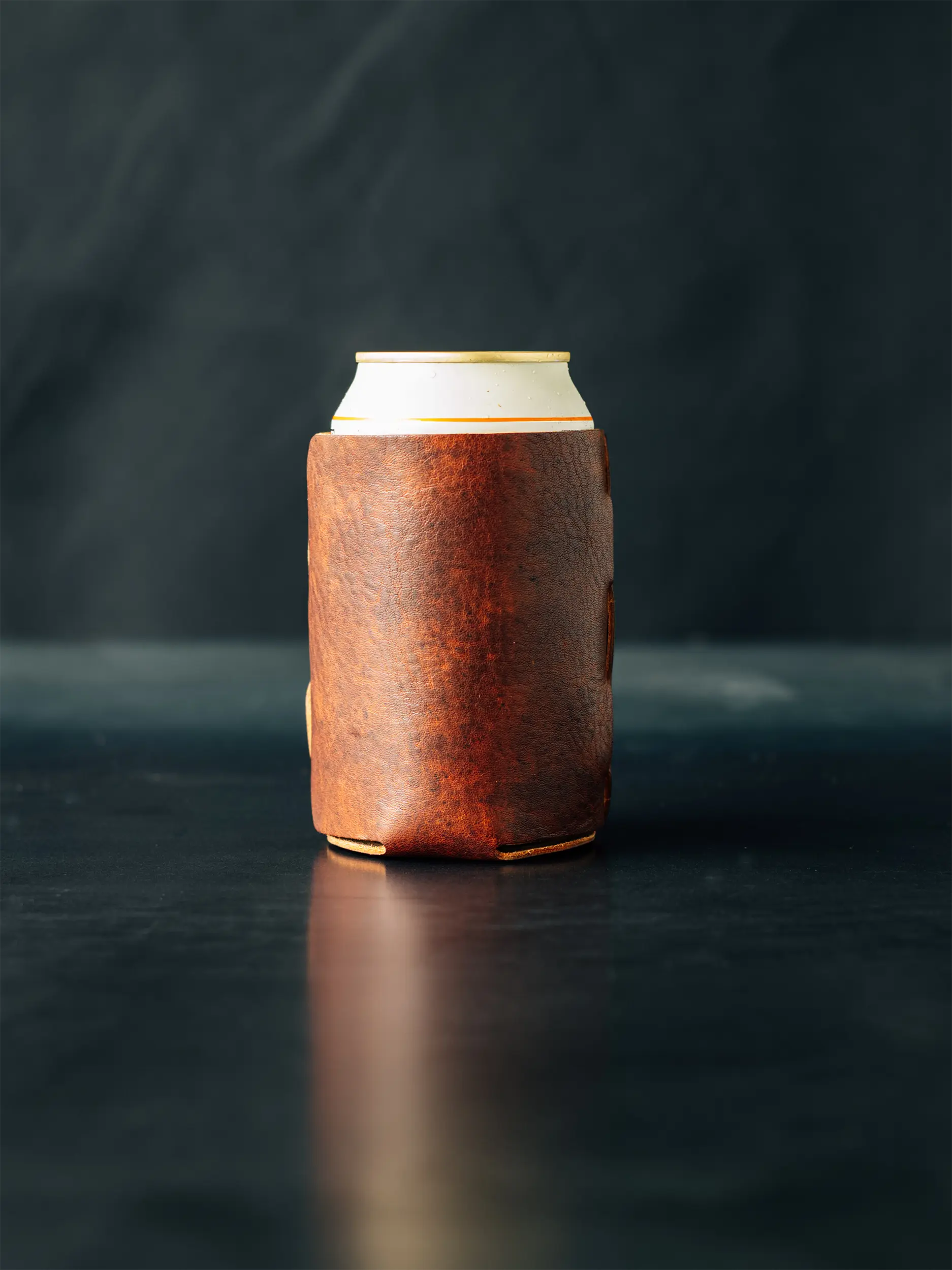 Coozie - Blank - Cognac Nemesis Loyal Stricklin
