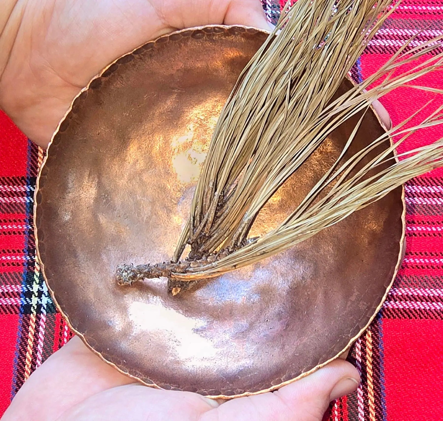 Handcrafted Copper Bowl by Main Street Collective - Rustic Home Decor