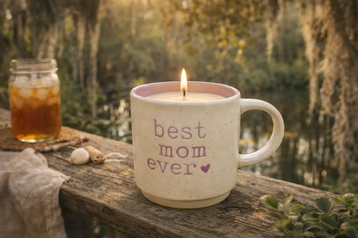 (Copy) Mom’s mug candle collection (best mom ever purple)